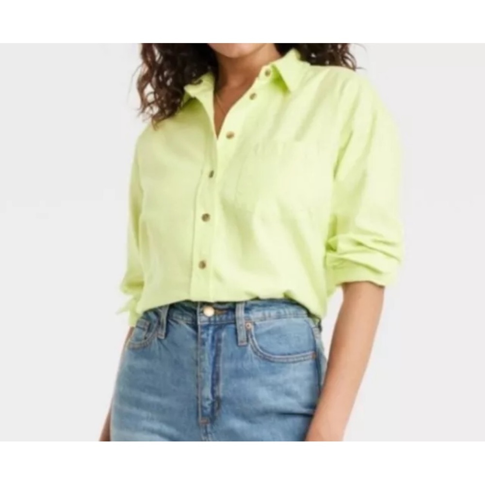 Universal Thread Lime Button Down Shirt